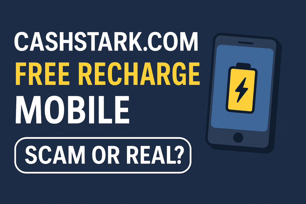 Cashstark.com Free Recharge Mobile